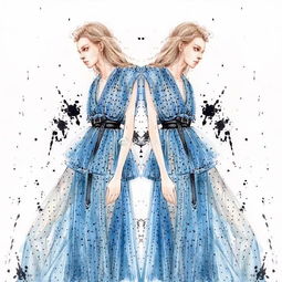 服裝手繪分享 時裝想象中的美就該這樣表達(dá)